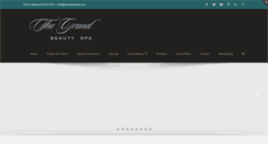 Desktop Screenshot of grandbeautyspa.com